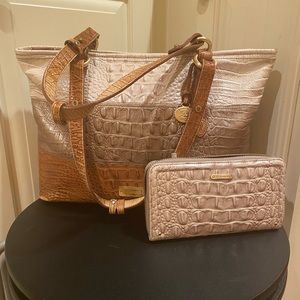 Brahmin handbag and wallet
